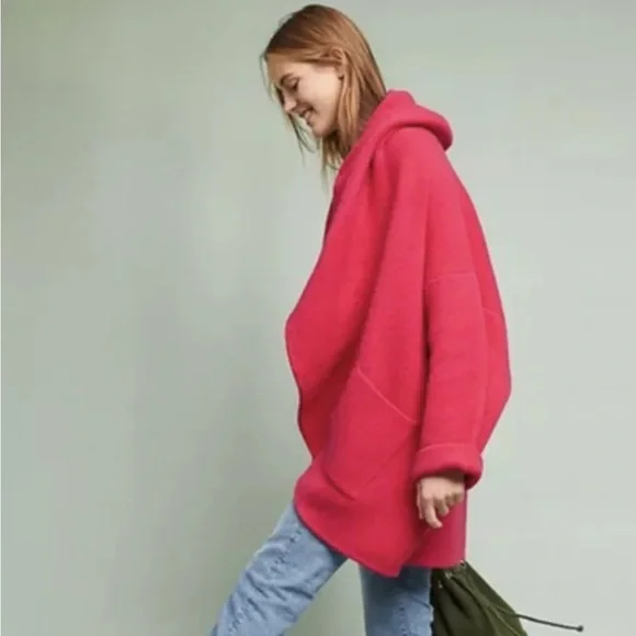 NWOT Anthropologie Sleeping on Snow Hygge Cardigan Sweater Coat Sz